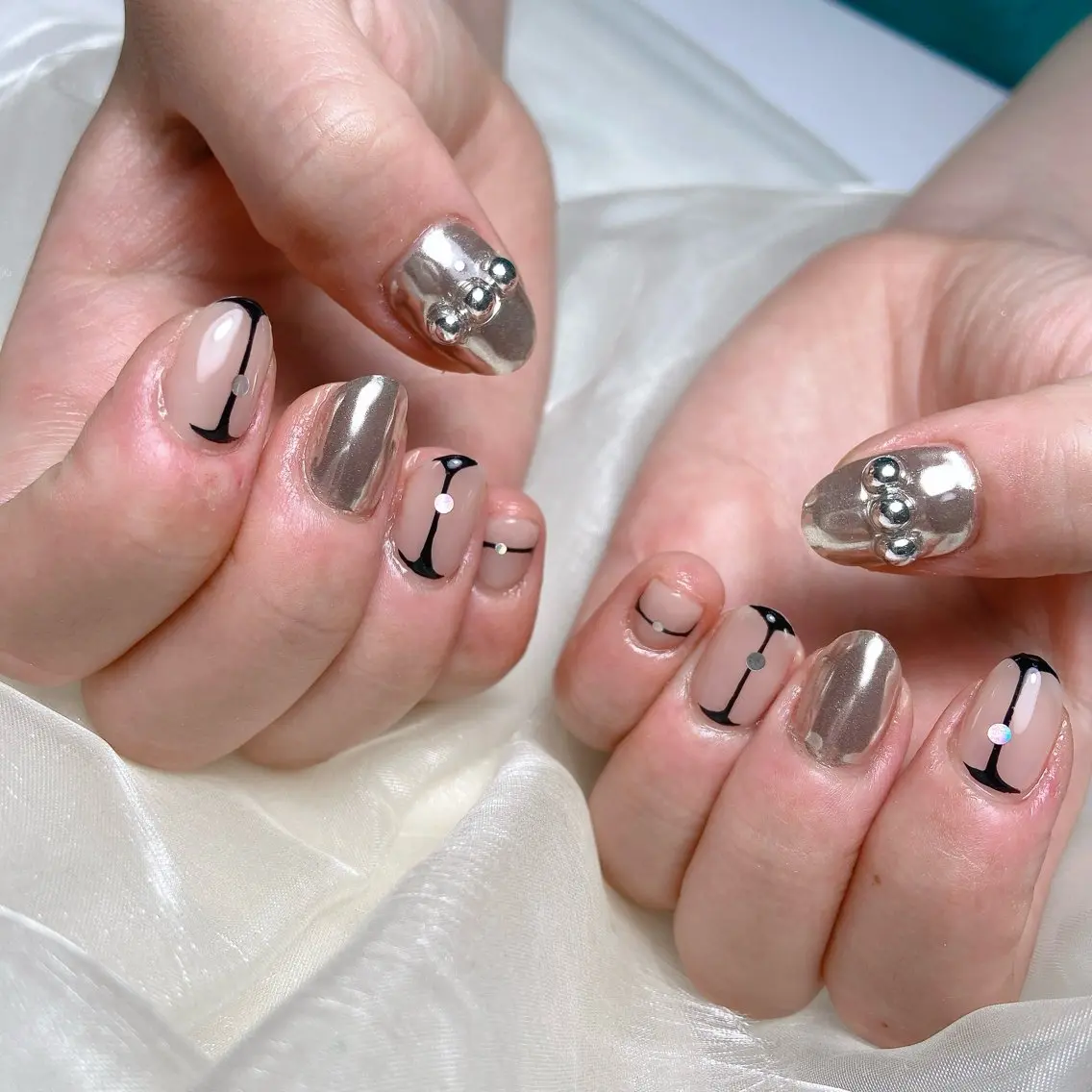 ネイル ニュアンスネイル ハンドネイル nailsalon REJOICEのネイルデザイン