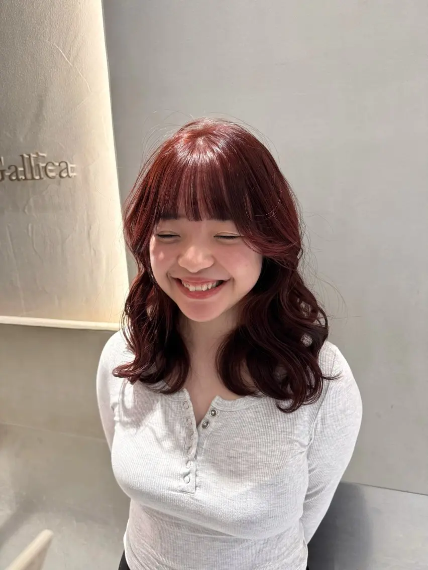 ロング カラー ヘアアレンジ カット トリートメント ヘッドスパ 艶髪/ボブモデル 募集🫧terukaのヘアスタイル
