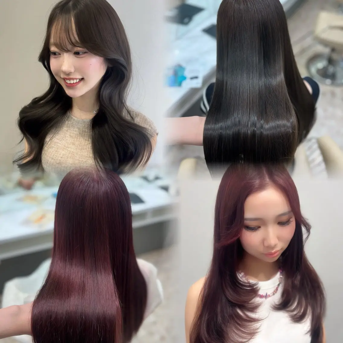 ロング カラー カット ヘアカラー 縮毛矯正/髪質改善/ 透明感カラー/桃谷翼のヘアスタイル