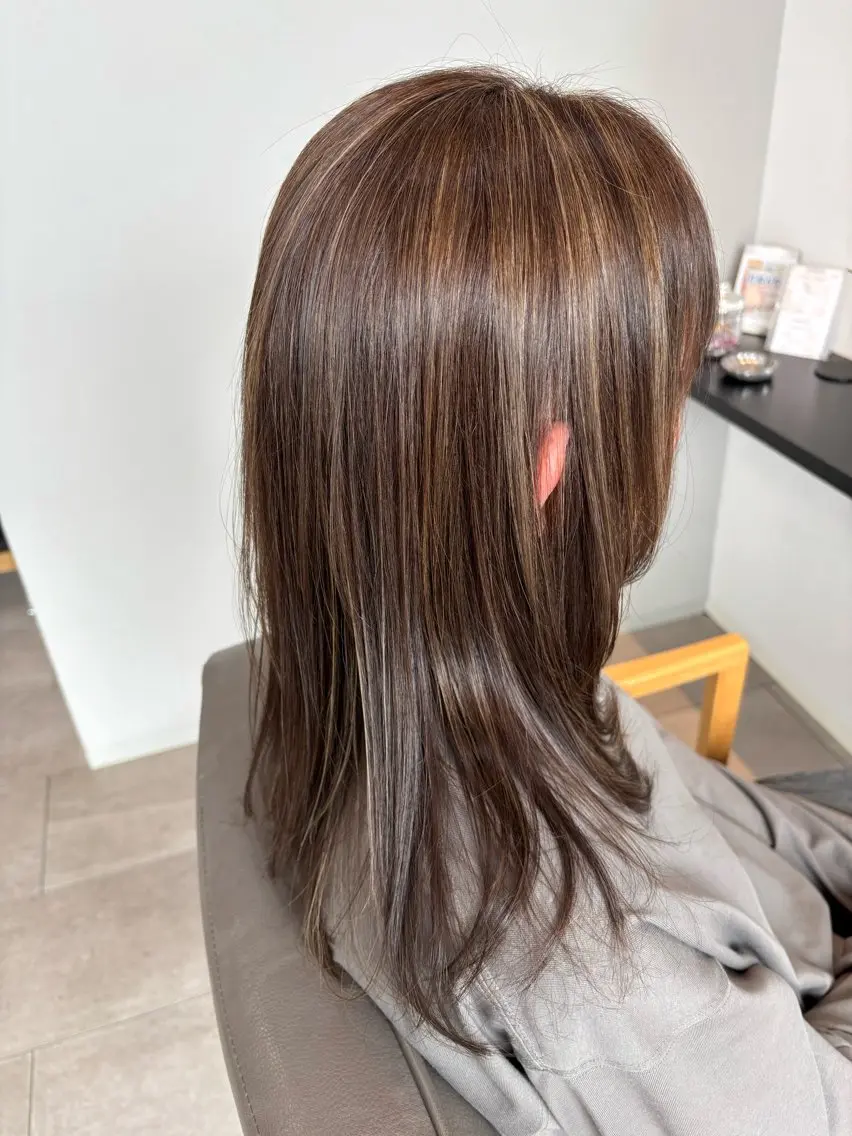 セミロング aioon吉田 正輝のヘアスタイル