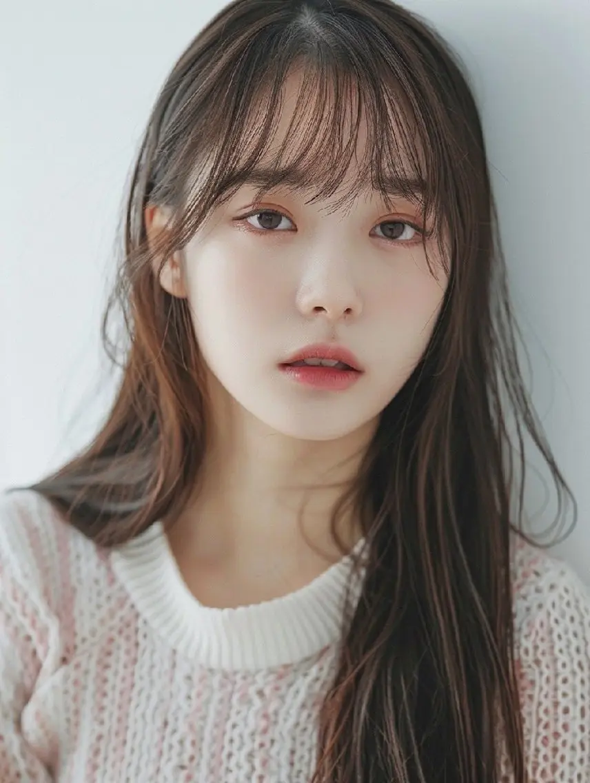 ロング しもかわ かほのヘアスタイル