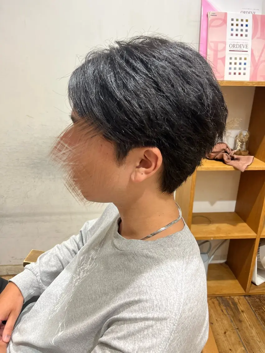 メンズ センターパート メンズカット/カラー 🐳KOKOROのヘアスタイル