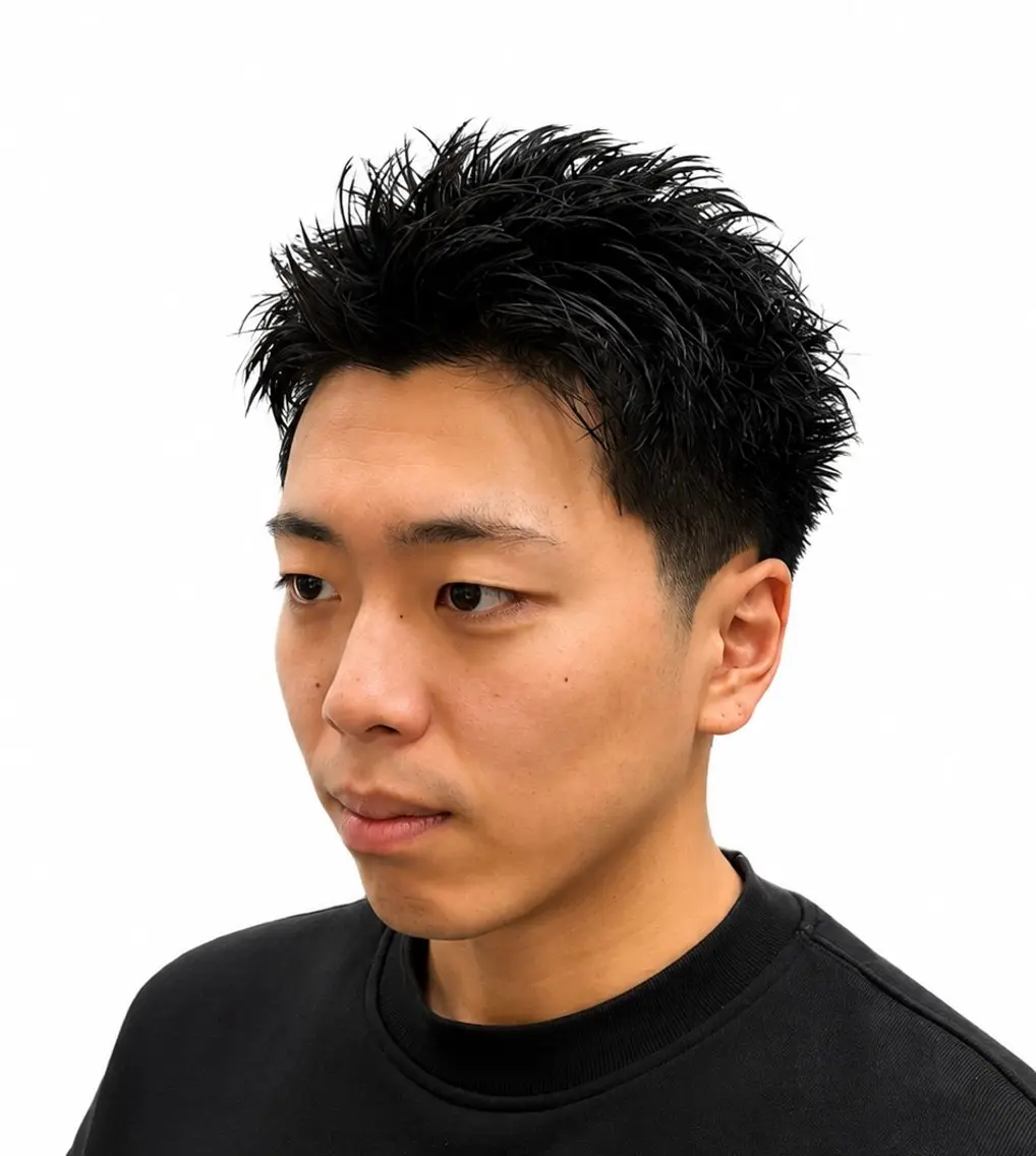 ショート メンズ スパイキーショート ショートヘア インフィニィトネオ 三浦のヘアスタイル