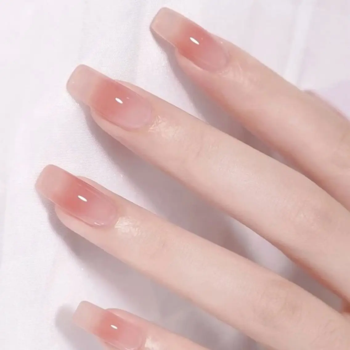 ▪️オフ無し▪️【 チップ長さ出し 】期間限定❣️大人気❣️チークネイル❣️スカルプ❣️ミニモSALEの写真