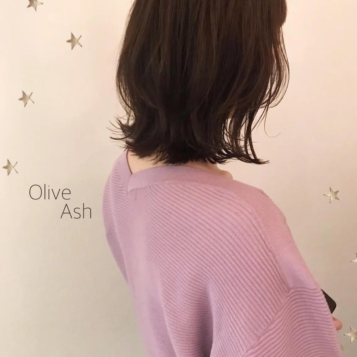 ミディアム カラー 市川 千夏のヘアスタイル