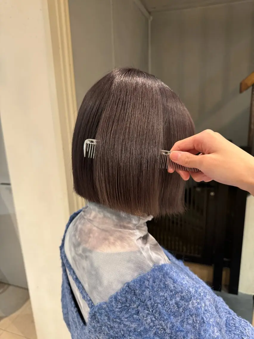 ショート カラー 🧸艶髪ハイトーン 🍪chan🍯のヘアスタイル