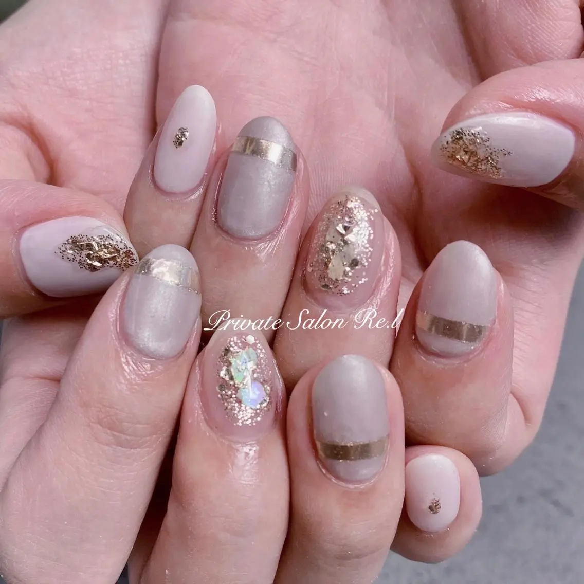 ネイル ニュアンスネイル モチの良さ◉ フィルインネイル♡のネイルデザイン