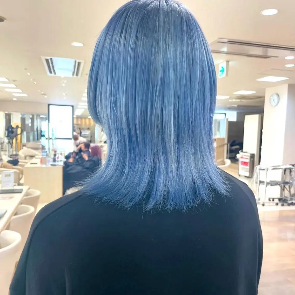 セミロング カラー ヘアアレンジ 🍒KIKUCHI KANAE🍒のヘアスタイル