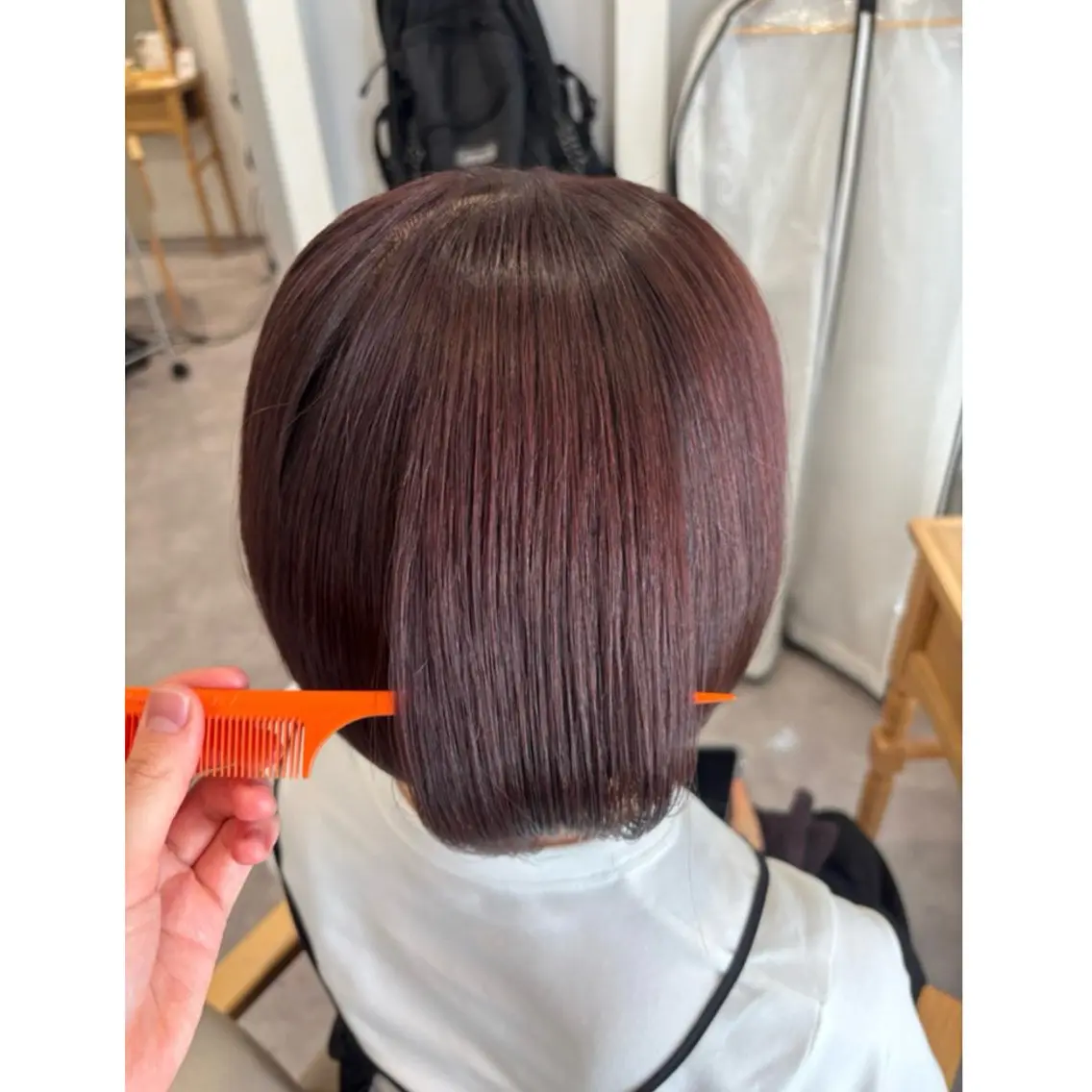 カラー ブラウンカラー ヘアカラー uchla sayaのヘアスタイル