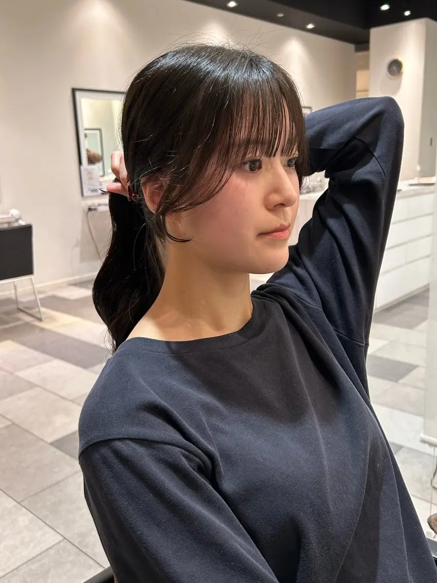 ロング 中原 優美のヘアスタイル