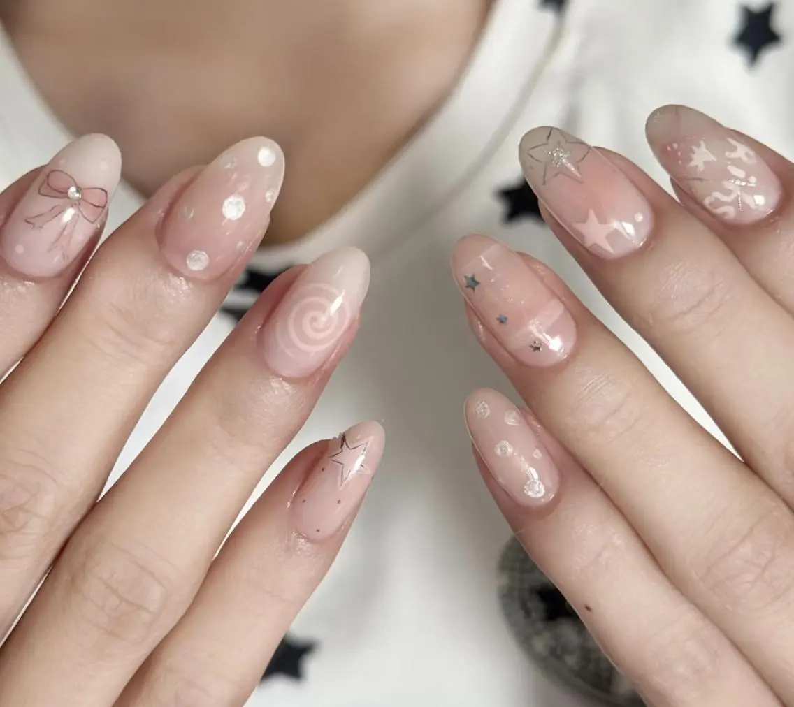 ネイル ハンドネイル ハンドケア 🍑 momo_nailのネイルデザイン