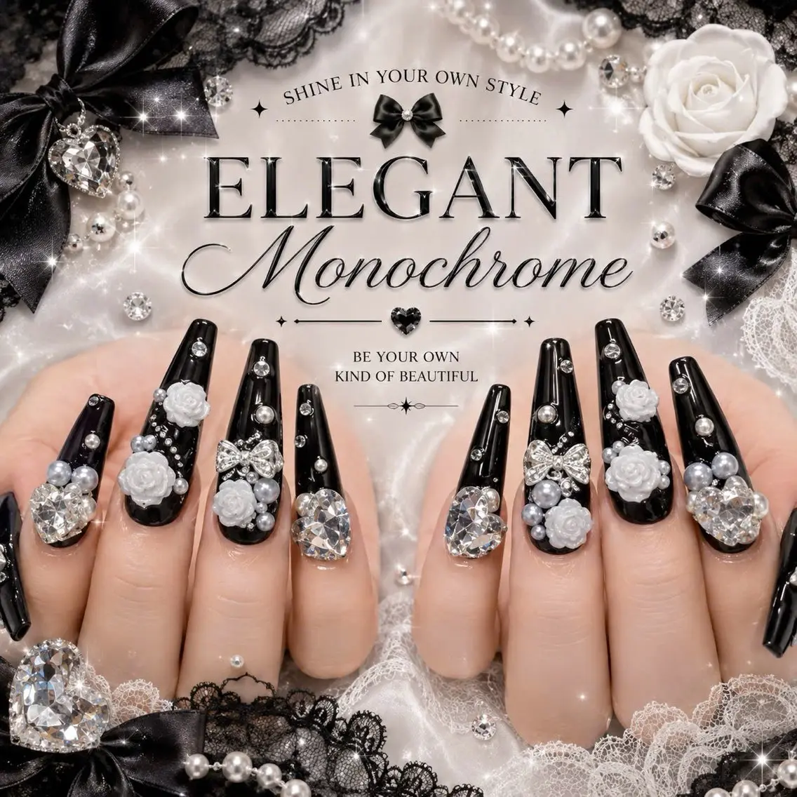 ネイル アートネイル オーロラネイル クリアネイル 長さ出し フレンチネイル ハンドネイル HOT Nail Salonのネイルデザイン