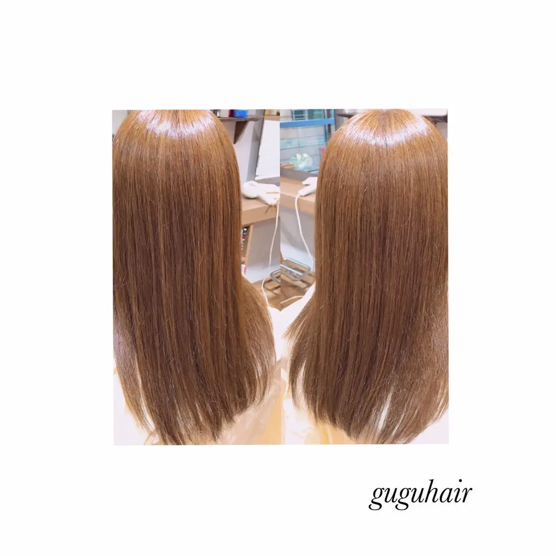 ロング アッシュ gu gu hair MATSUのヘアスタイル
