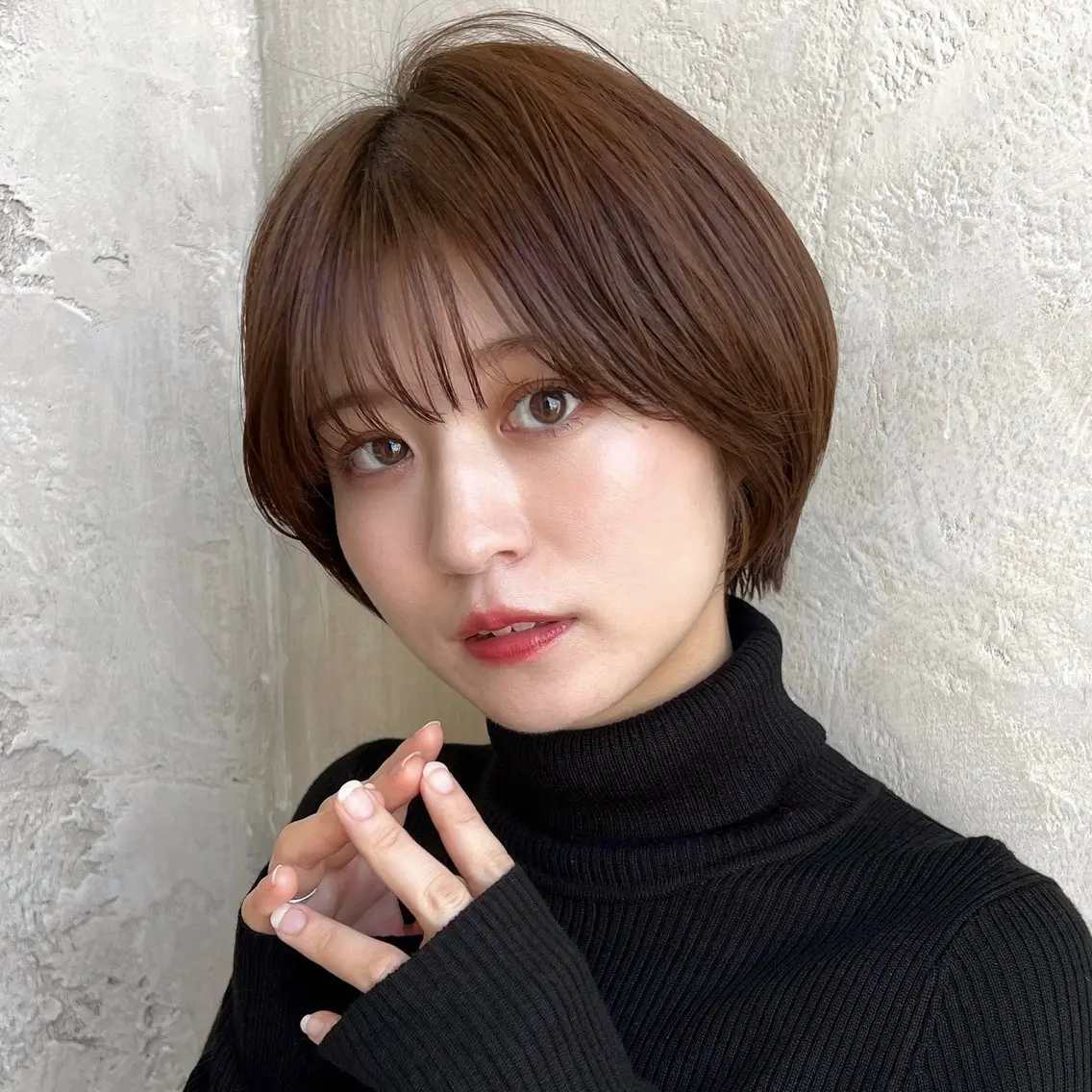 ショート カット トリートメント 💍新宿ショート 💍岩田莉奈のヘアスタイル