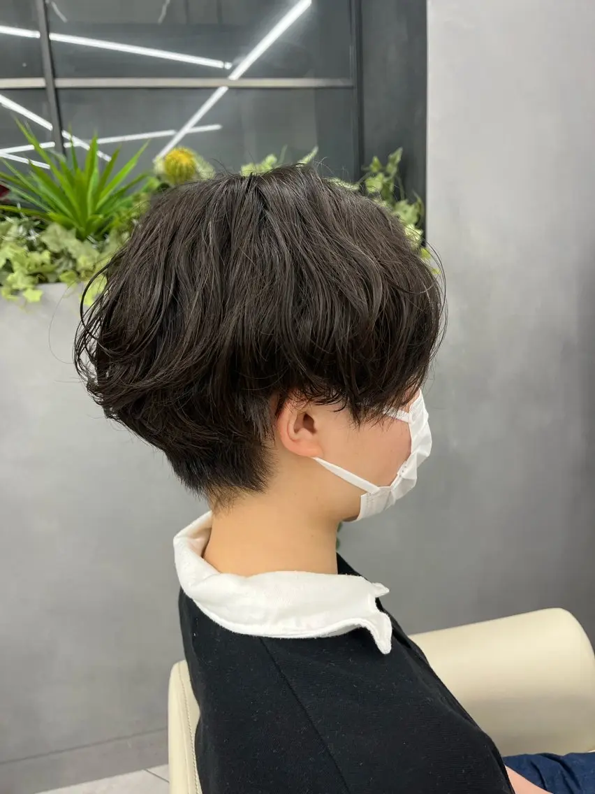 パーマ 梶 久菜乃のヘアスタイル