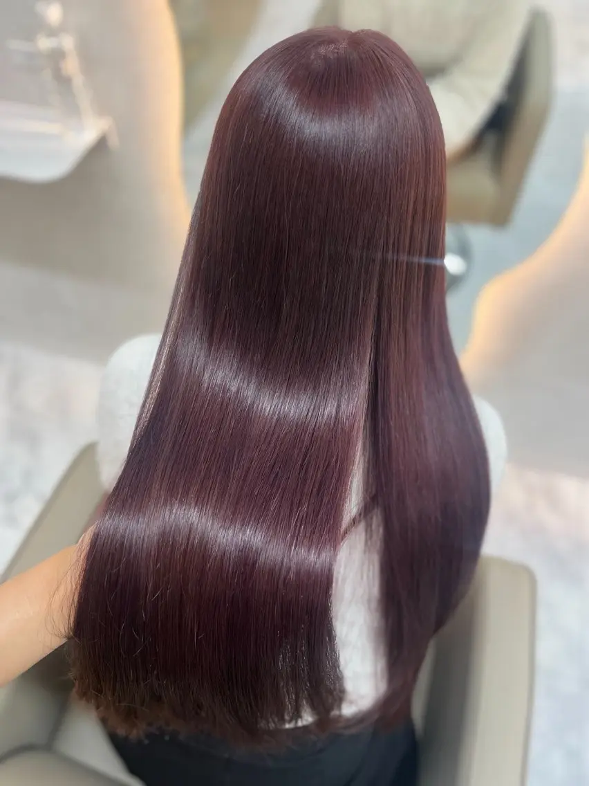《♡平日限定♡》🎀暖色系🍓₊˚ブリーチ𝐨𝐧カラー➕1stepトリートメント付🍒⟡⚠︎必ず詳細ご確認ください✨の写真