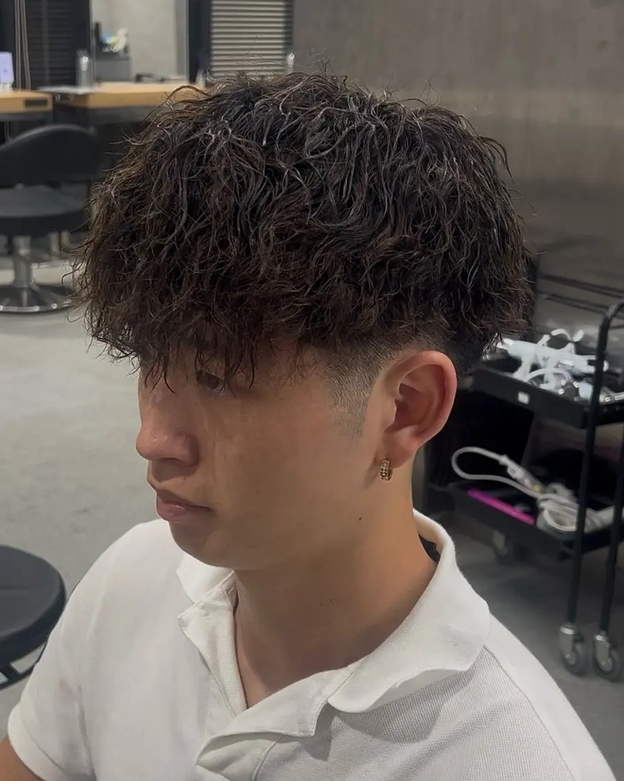 ショート パーマ カット パーマ のぶ/ 🔥メンズ特化🔥のヘアスタイル