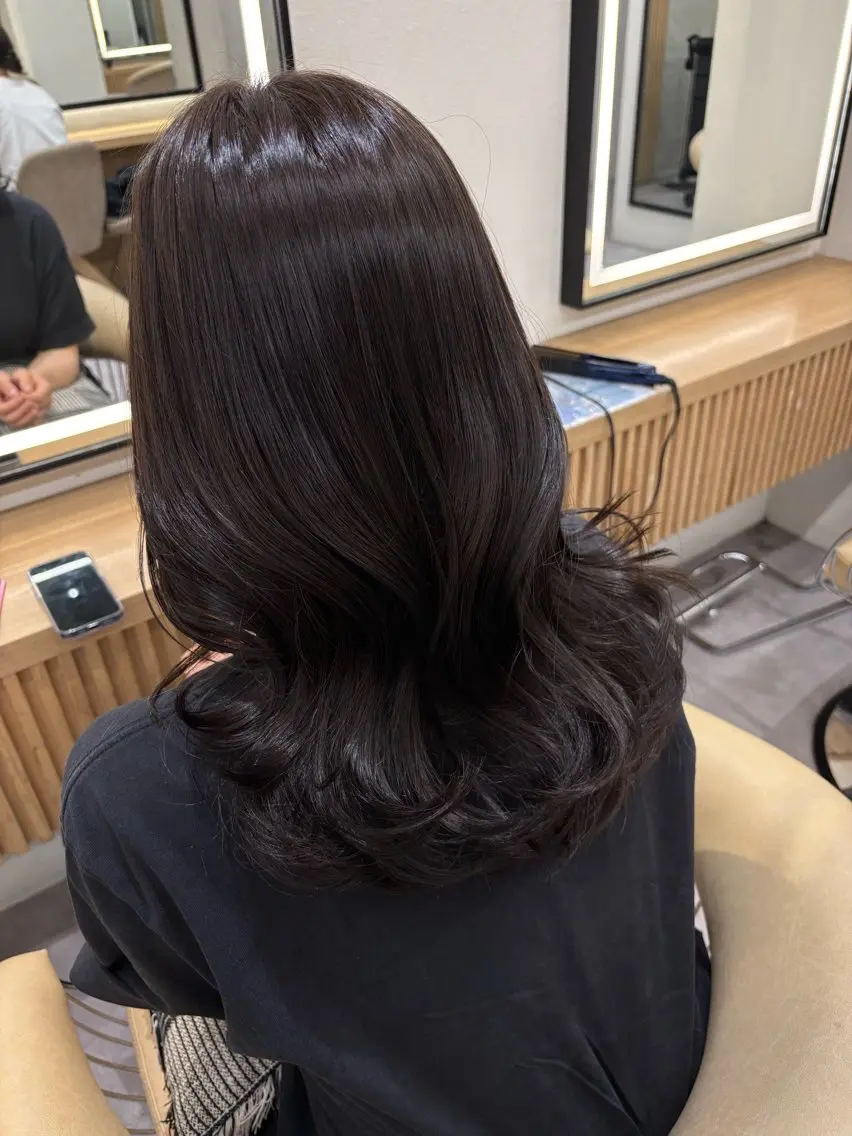 ロング カラー ヘアカラー YUI  透明感🌱 艶カラー🌿‬浦和のヘアスタイル