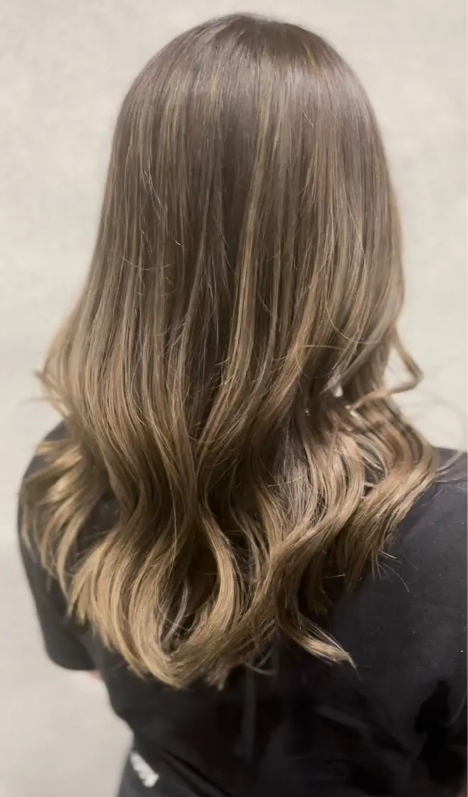 ロング カラー 林 聖也のヘアスタイル