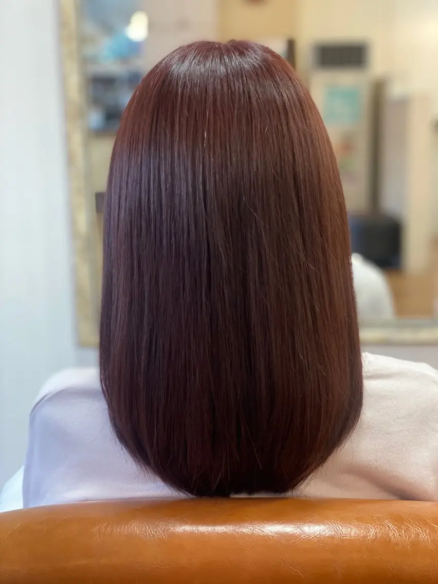カラー カット ヘアカラー 岡田 里奈のヘアスタイル