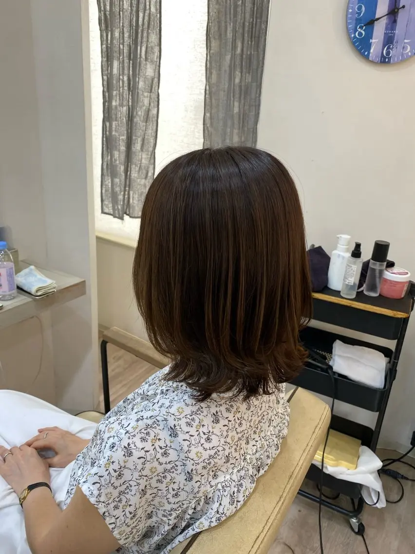ミディアム カラー ケアカラー 髪質改善 カット ヘアカラー トリートメント 【宮崎/髪質改善 カラー】山本　海輝のヘアスタイル
