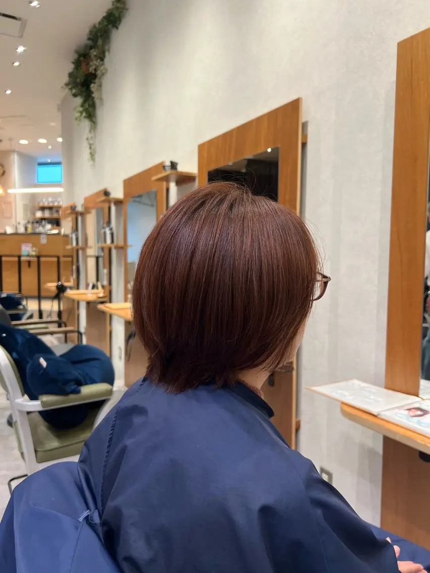 ショート カラー カット ヘアカラー モデル様募集中√ そーた√蒲生四丁目のヘアスタイル