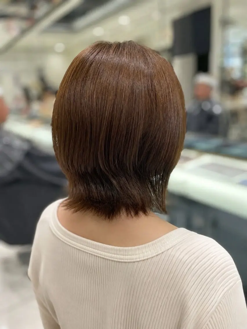 ショート カラー 桂嵩太｜顔周り レイヤー×艶髪のヘアスタイル