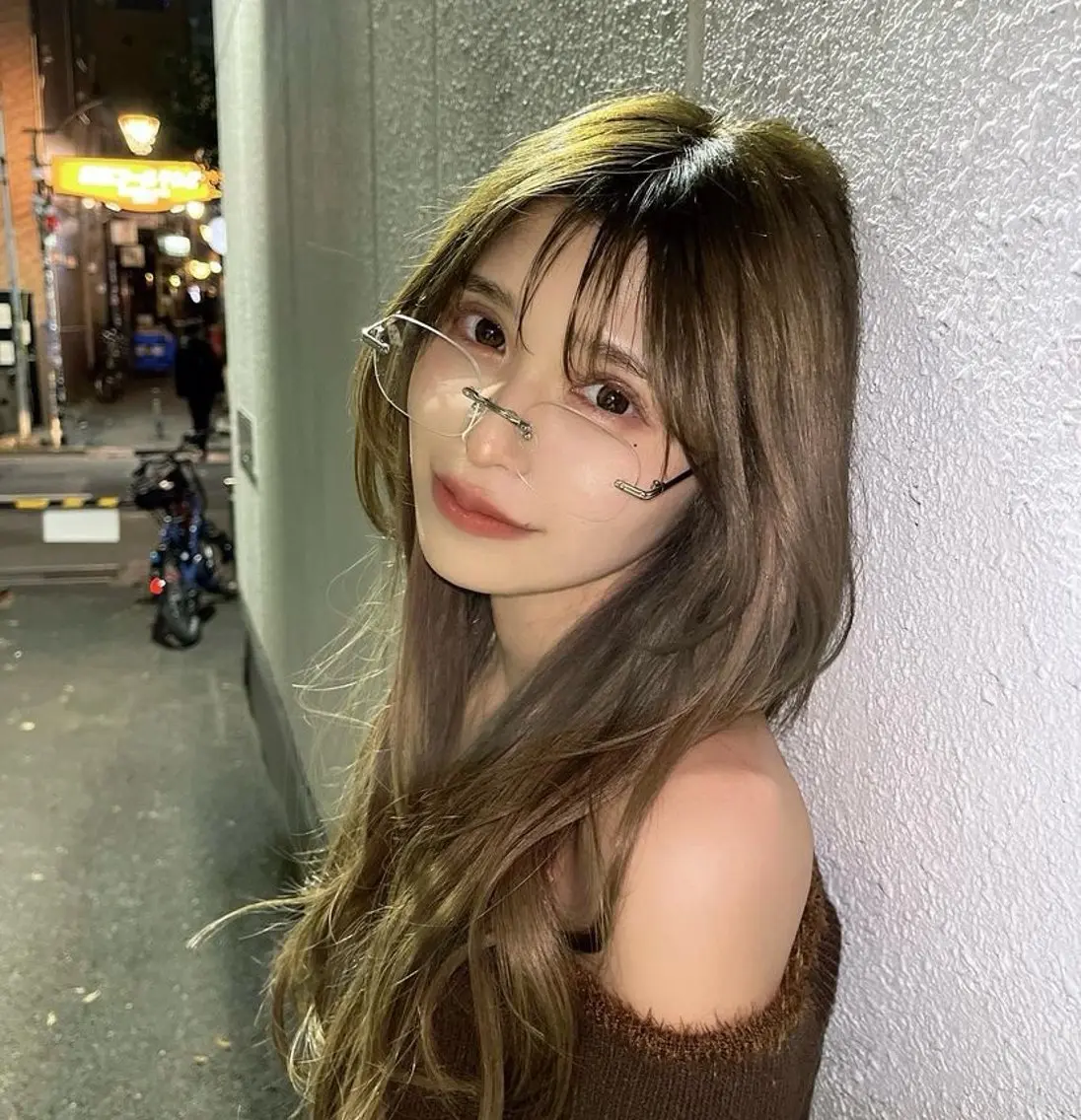 ロング カラー カット ヘアカラー トリートメント Saki/レイヤー/ 柔らかカラーのヘアスタイル