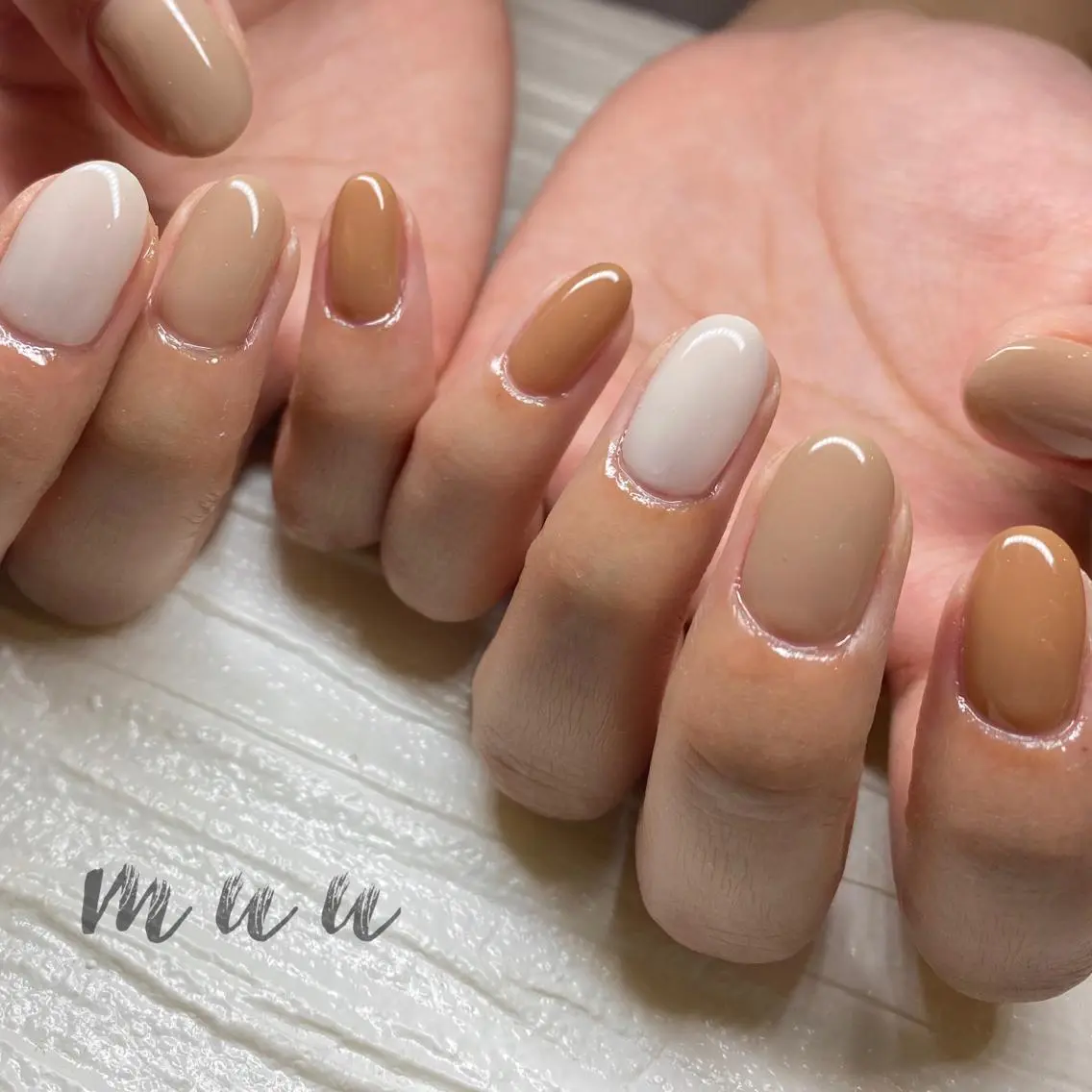 ネイル ワンカラーネイル muu nailのネイルデザイン