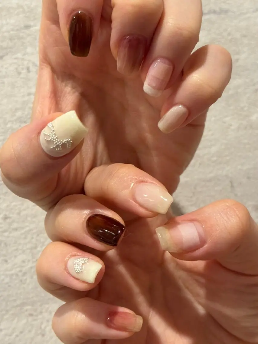ネイル 持ち込み ハンドネイル MARIN NAILのネイルデザイン