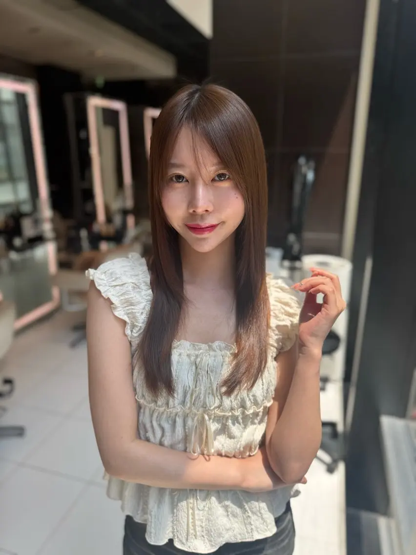 ロング カラー ヘアアレンジ 🤍たむら みなみ 銀座🤍のヘアスタイル