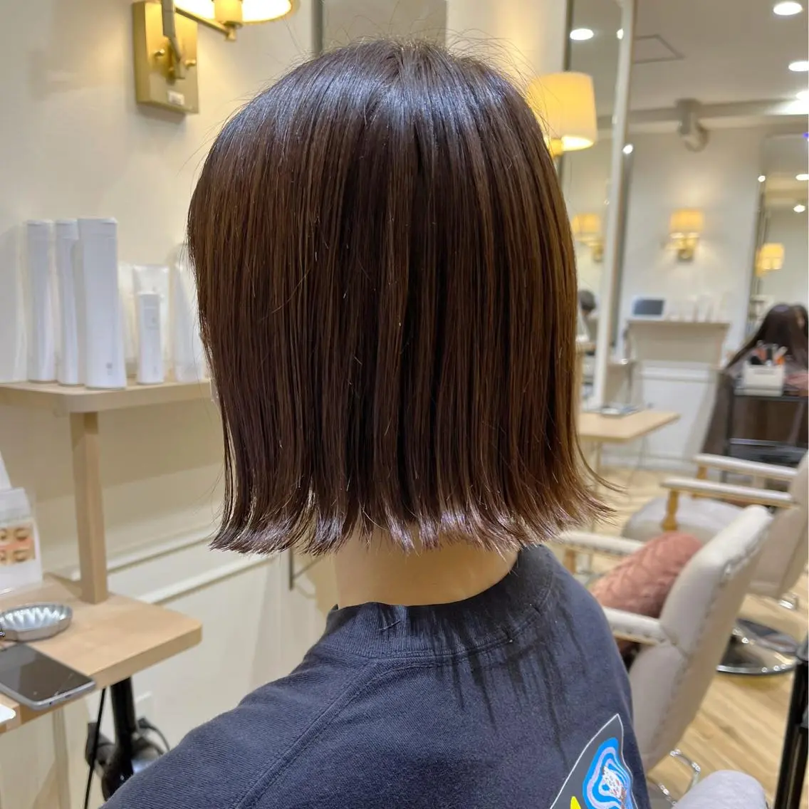 ショート カット ヘアカラー 韓国ﾍｱ&ｼｮｰﾄ ボブ💜桑原のヘアスタイル