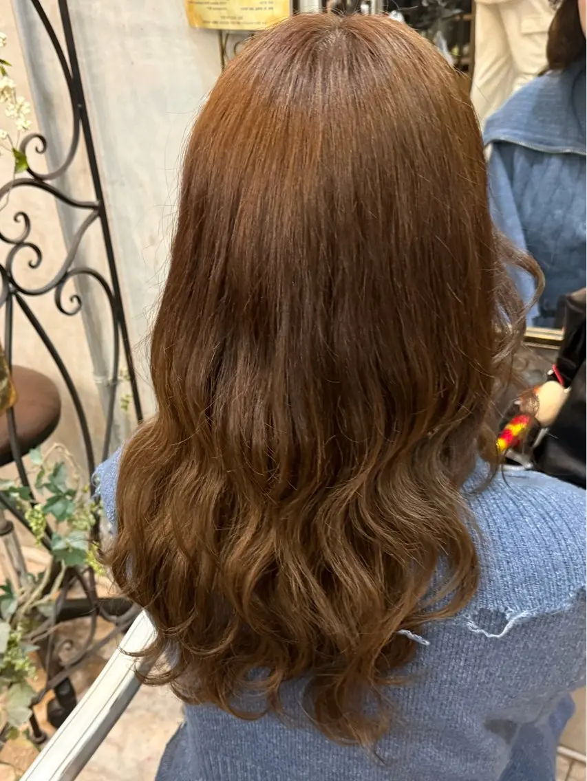 ロング ヘアカラー トリートメント モデル様募集中/ 吉祥寺/ほえみのヘアスタイル