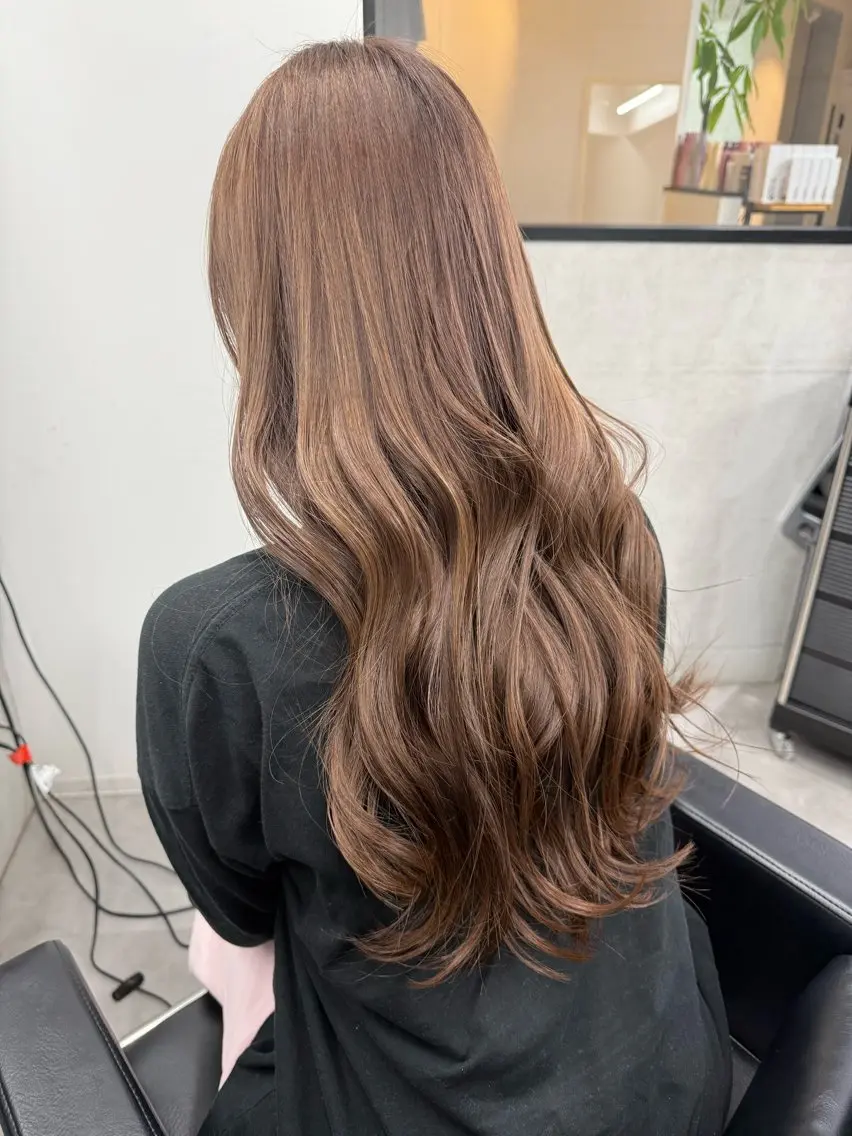 ブリーチ無しダブルカラーの写真
