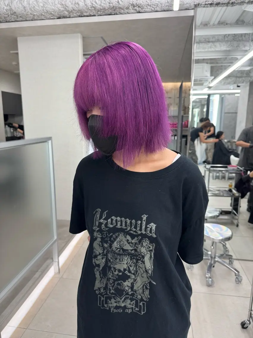 ショート カラー ヘアカラー ヘアセット 栄美容師/kiti /ボブ/ケントのヘアスタイル