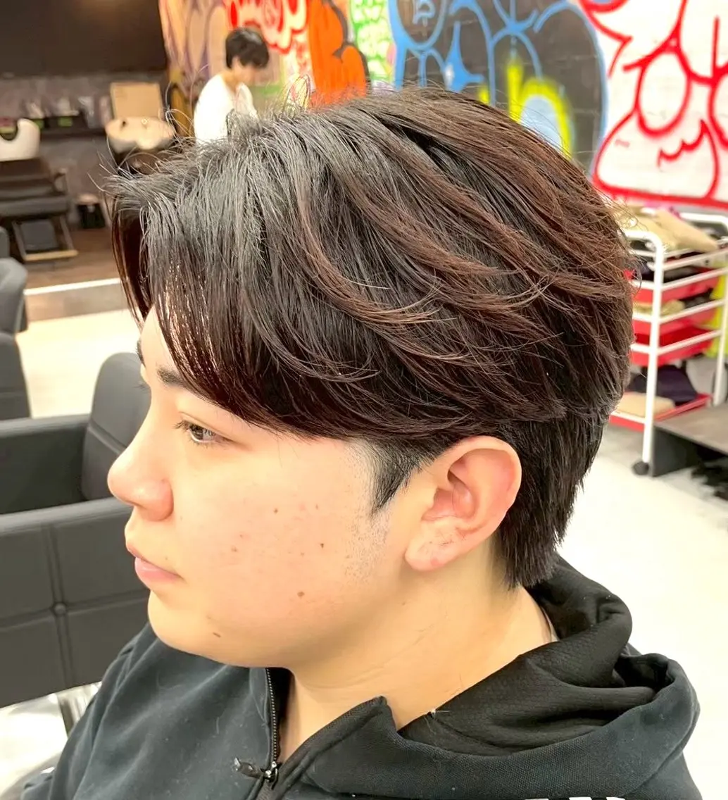 メンズ カット ヘアカラー トリートメント 上野 /Men's cut💈/晴天のヘアスタイル