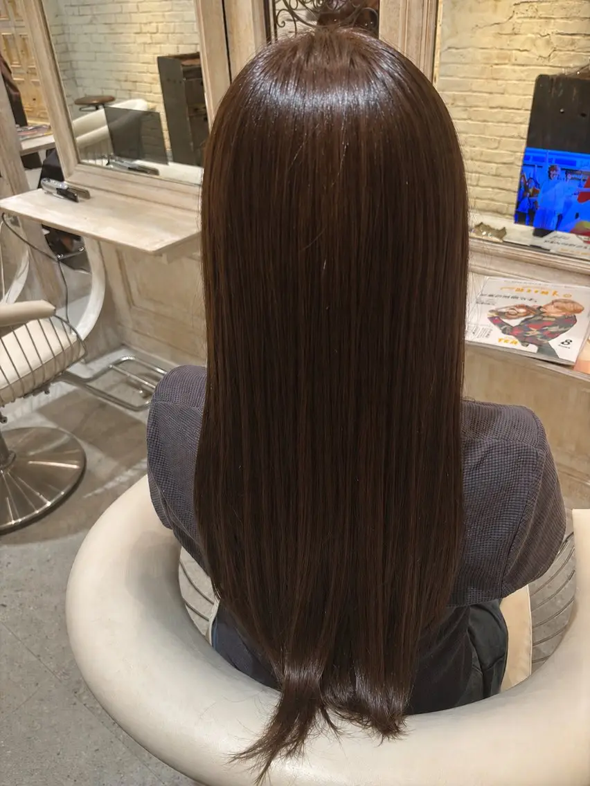 カラー ヘアカラー カラーモデル募集中 ‬ユイ🎀のヘアスタイル