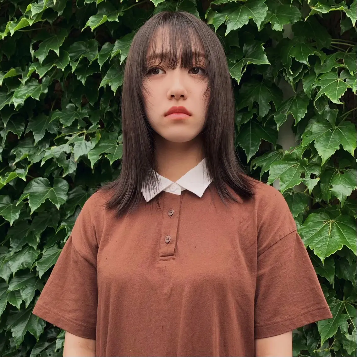 セミロング ヘアカラー 中村 功樹のヘアスタイル