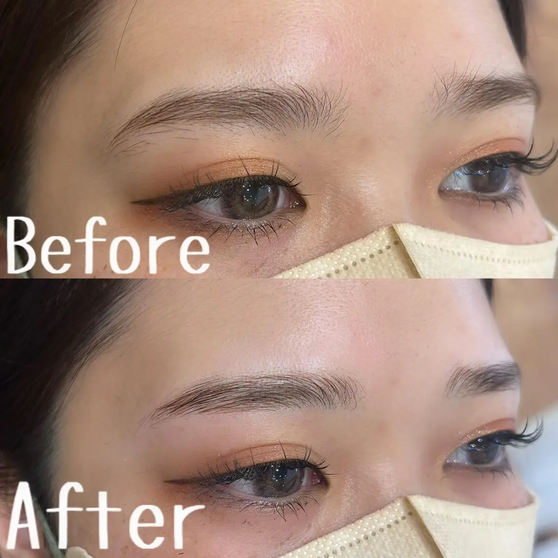 アイブロウ 眉毛ワックス脱毛 西脇 有紀の眉毛・アイブロウイメージ