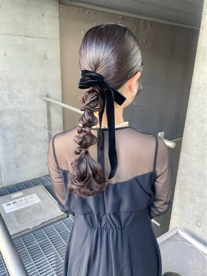 ロング ヘアアレンジ ヘアセット ヘアセット ✴︎Mai✴︎銀座のヘアスタイル
