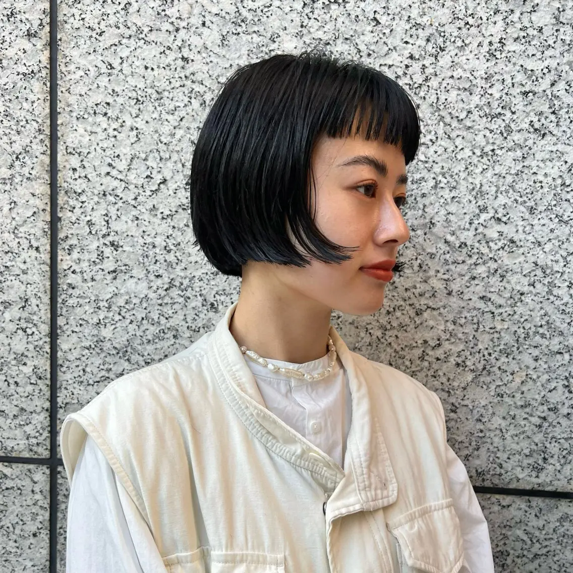 ショート ボブ カット 池田 充のヘアスタイル
