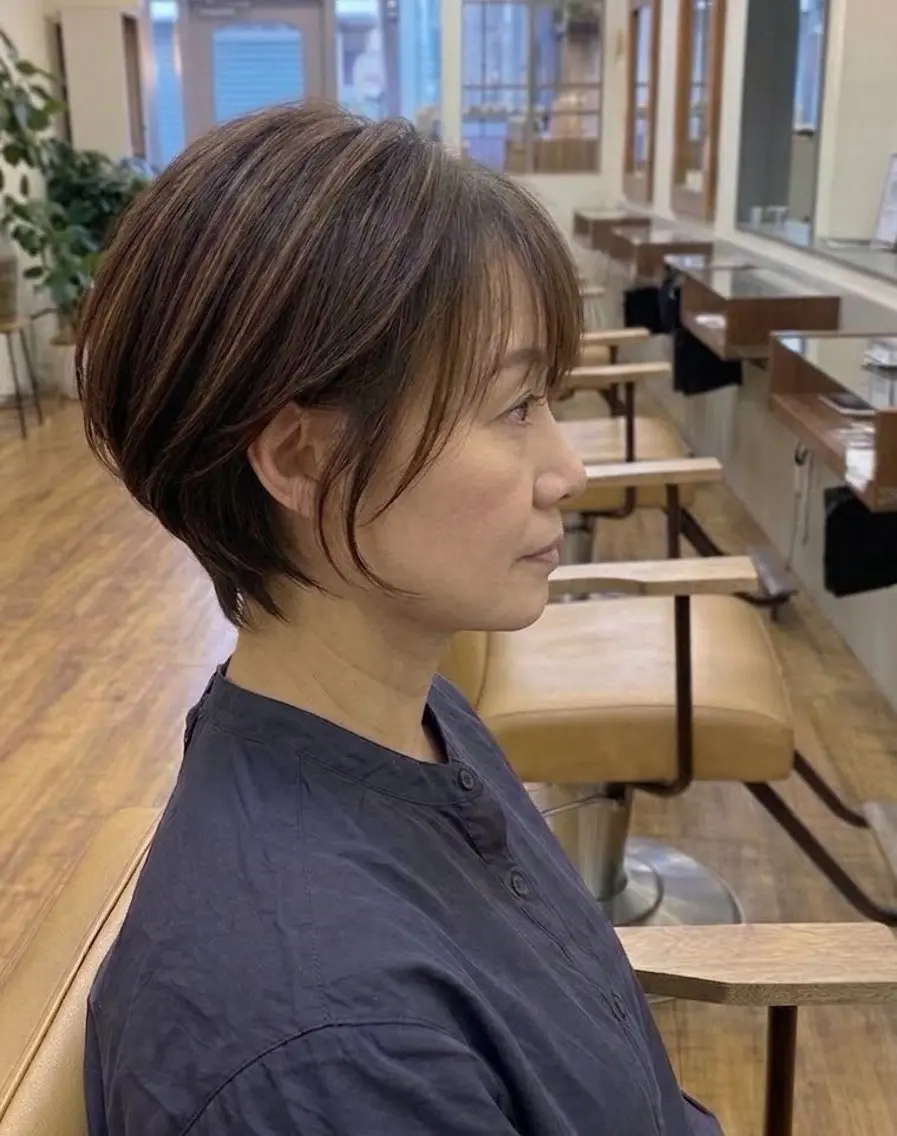 ショート matsushita saoriのヘアスタイル