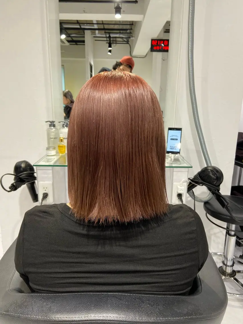ミディアム カラー センターパート特化 井上健太のヘアスタイル