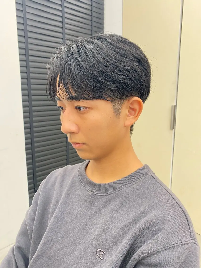 ショート パーマ メンズ メンズパーマ ニュアンスパーマ 名古屋/ショート /縮毛矯正のヘアスタイル
