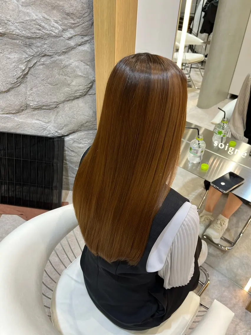 ロング カラー 八幡 空乃のヘアスタイル