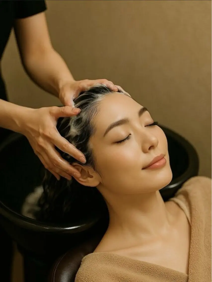 トリートメント ヘッドスパ Earth/高岡/ カラー3410円～のヘアスタイル