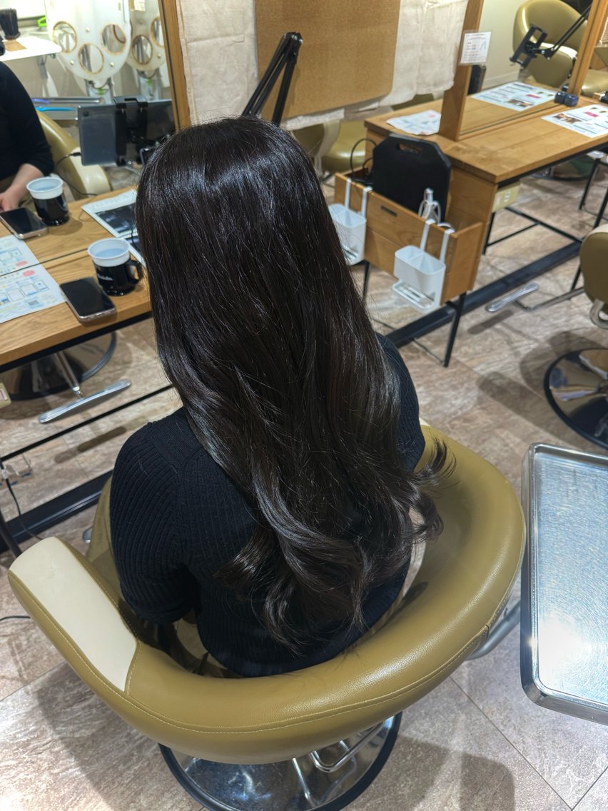 ロング ヘアカラー @RICH Riri ୨୧のヘアスタイル