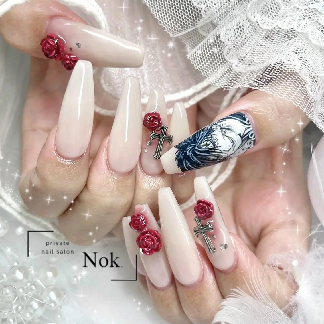 ネイル ハンドネイル 池袋痛ネイル Nok. 渡辺のネイルデザイン