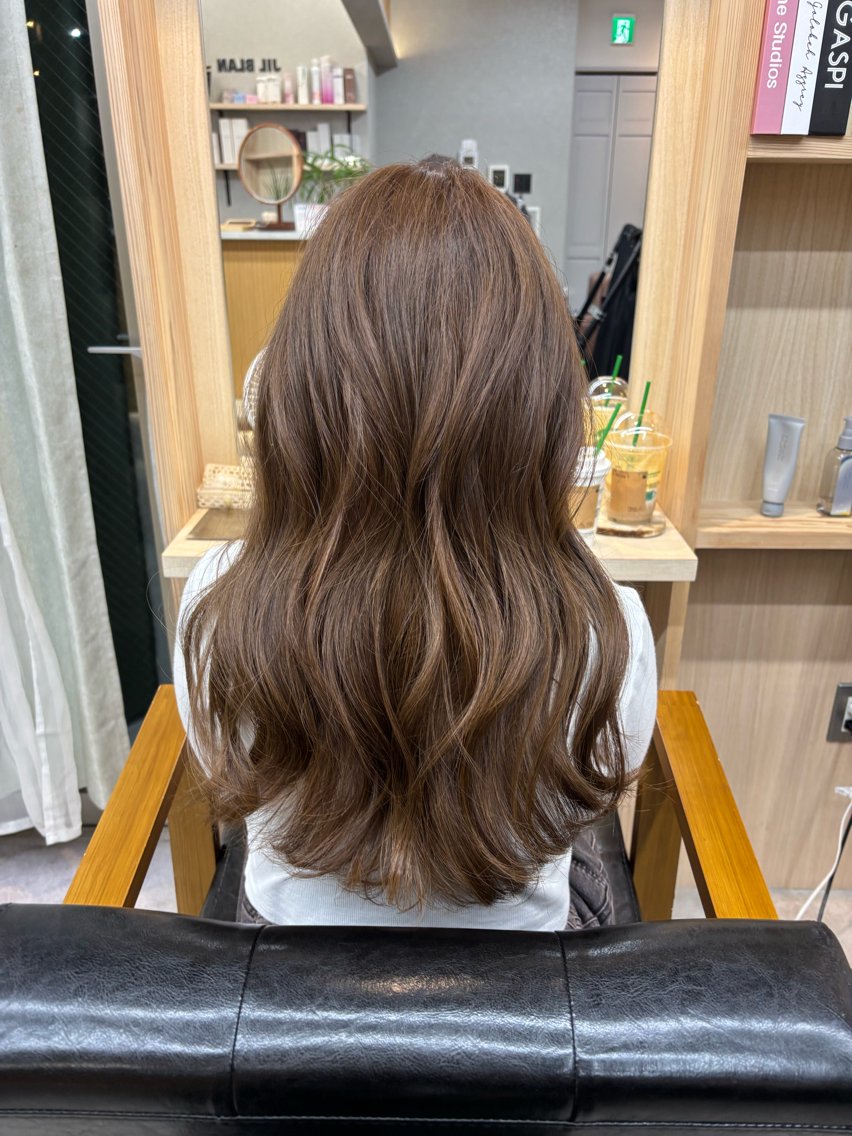 ロング カラー ヘアアレンジ ヘアカラー 🫧透明感カラー/ Wカラー🫧namiのヘアスタイル
