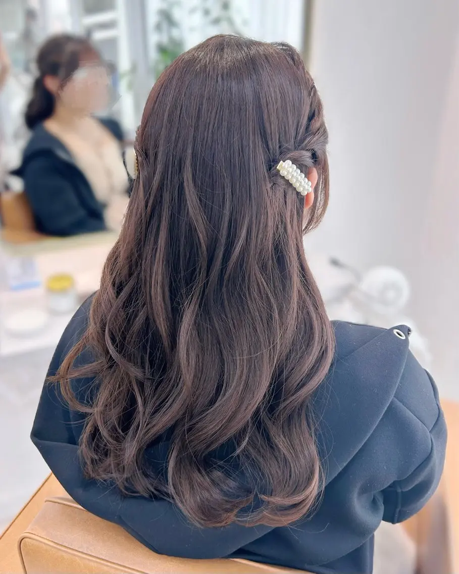ロング ヘアアレンジ ヘアセット 原宿/レイヤー/小顔 カット/Miu🎀のヘアスタイル